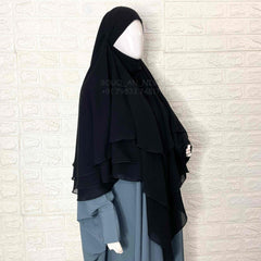 Three Layers Diamond Khimar