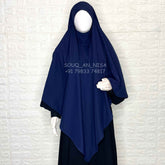 Navy Blue Diamond Khimar
