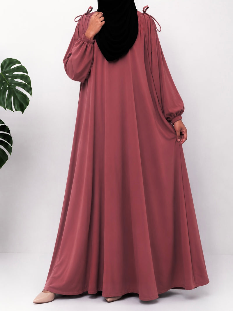 Pecan IQRA String Abaya