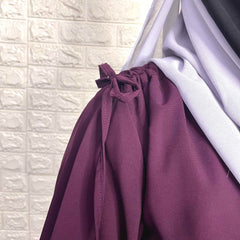 Plum IQRA String Abaya