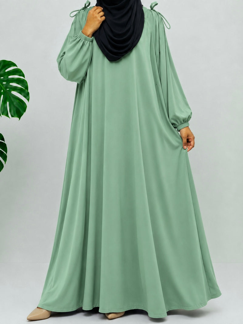 Emerald IQRA String Abaya