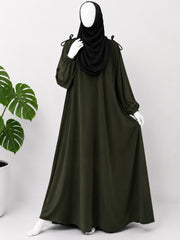 Olive IQRA String Abaya