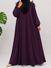 Plum Iqra String Abaya