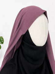 Dusty Mauve Irani Chadar Without Sleeves