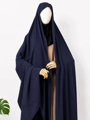 Navy Blue Irani Chadar Without Sleeves