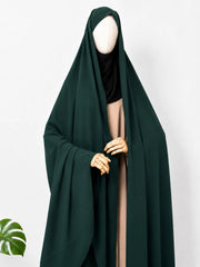 Hunter Green Irani Chadar Without Sleeves