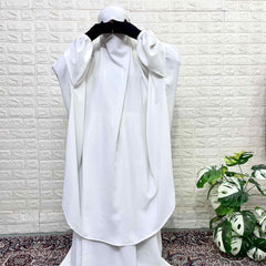 White Two Pc Jilbab
