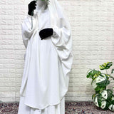 White Two Pc Jilbab