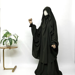 Two Pc Jilbab With Flap