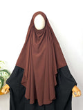 Brown Round Khimar