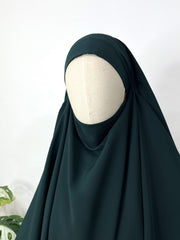 Hunter Green Diamond Khimar