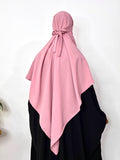 Pastel Pink Diamond Khimar