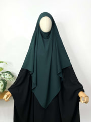 Hunter Green Diamond Khimar