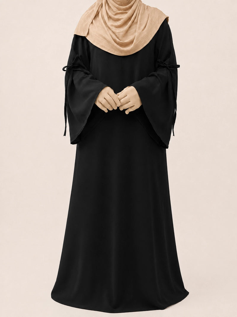Black Laiba Basic Abaya