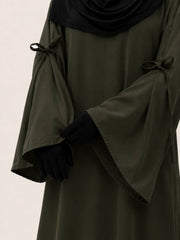 Olive Laiba Basic Abaya