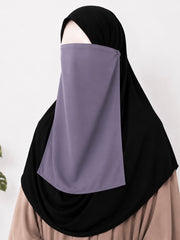 Lavender Half Niqab