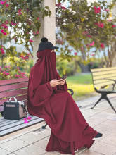 Maroon Two Pc Jilbab