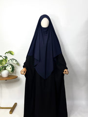 Navy Blue Diamond Khimar