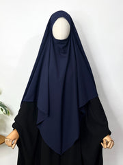 Navy Blue Diamond Khimar