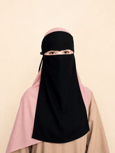 Black Arabian Cat Eye Niqab
