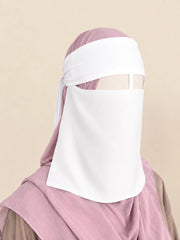 White Arabian Niqab