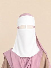 White Arabian Niqab