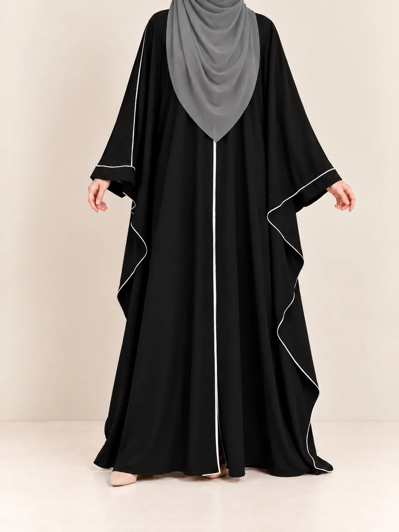 Kaftan Abaya With Piping