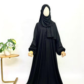 Black Full Prayer Dress With Dupatta