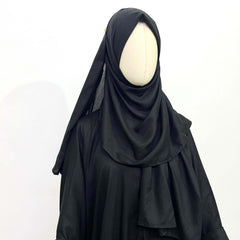 Black Full Prayer Dress With Dupatta