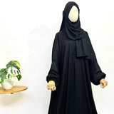 Black Full Prayer Dress With Dupatta