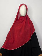 Rhinestones Hijab