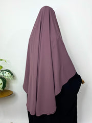 Dusty Mauve Round Khimar
