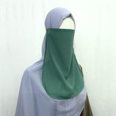 Emerald Round Half Niqab