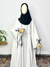 White Ruh Embroidery Abaya