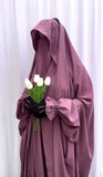 Dusty Mauve Saudi Jilbab