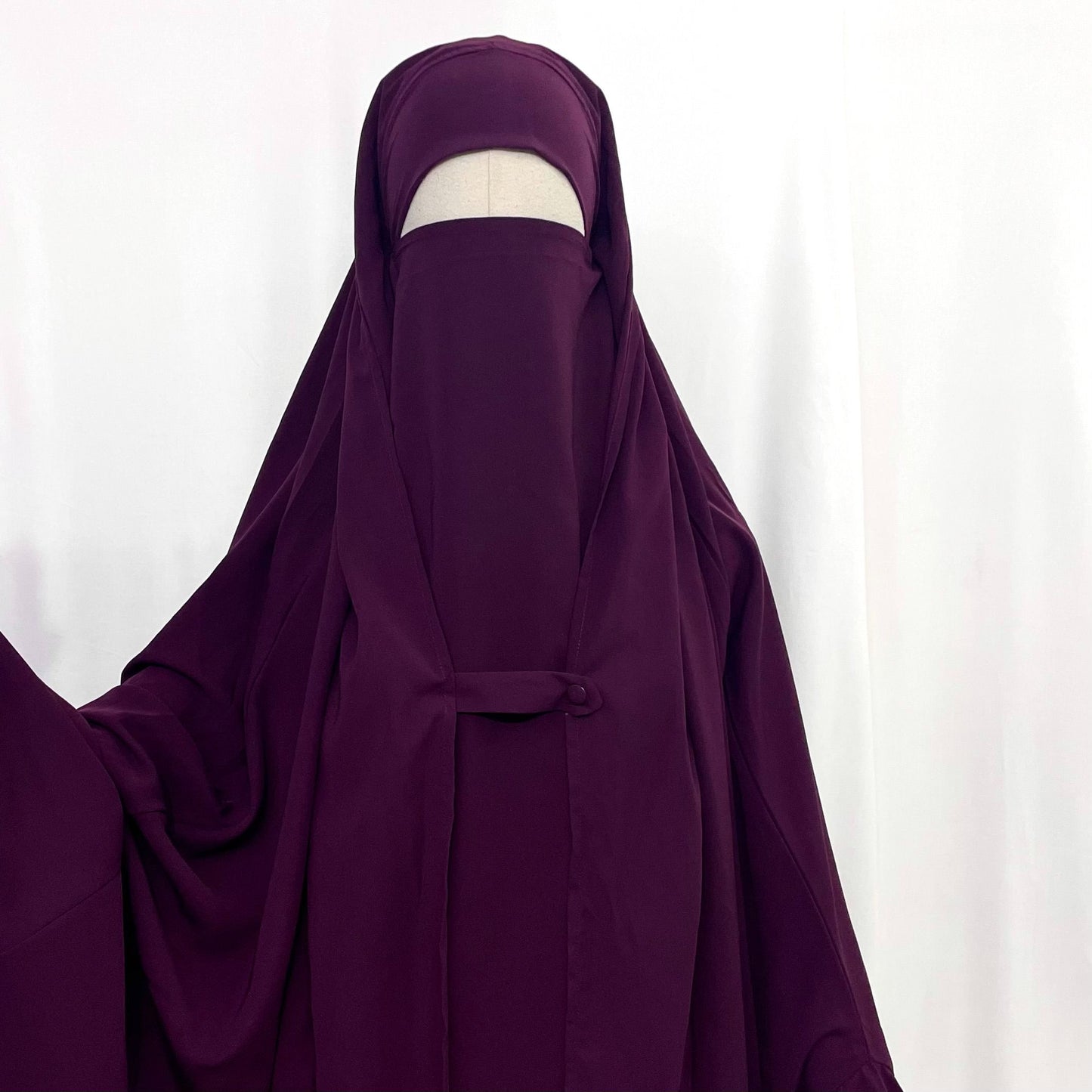 Plum Saudi Jilbab