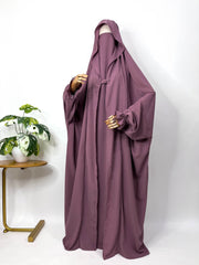 Dusty Mauve Saudi Jilbab