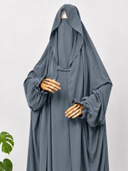Grey Saudi Jilbab
