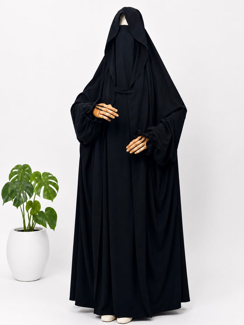 Black Saudi Jilbab