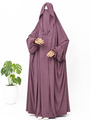 Dusty Mauve Saudi Jilbab