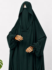 Hunter Green Saudi Jilbab