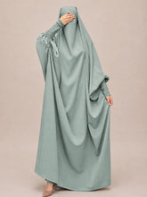 Sapphire Jilbab With Smocked Sleeves