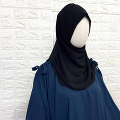 Crystal Blue IQRA String Abaya