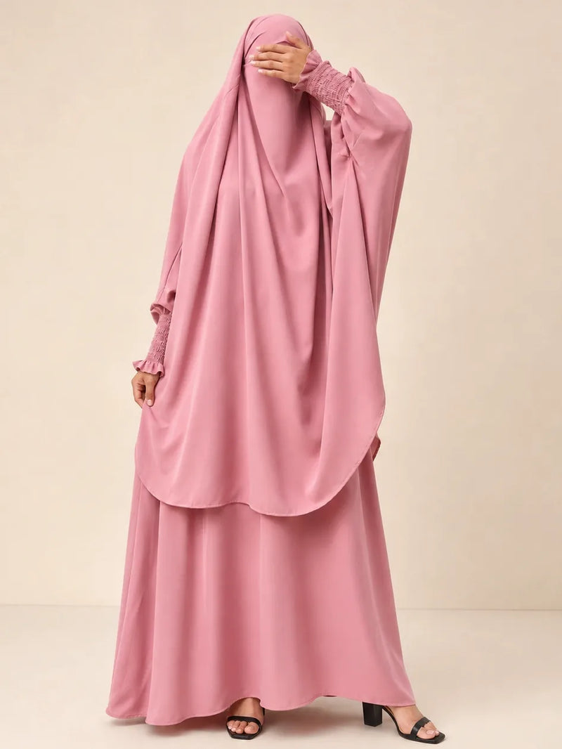 Two Pc Jilbab With Skirt