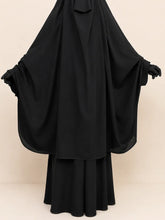 Black Two Pc Abaya Set