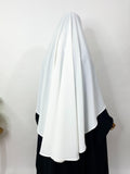 White Round Khimar