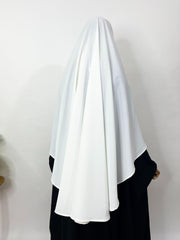 White Round Khimar