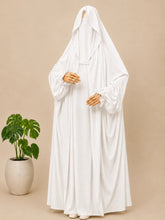 White Saudi Jilbab