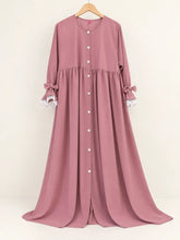 Pastel Pink Princess Frill Abaya