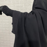 Black Two Pc Abaya Set